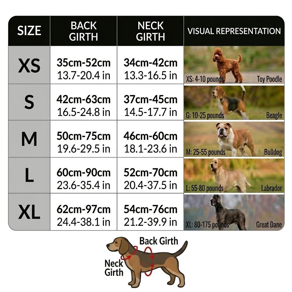 CheerfulPaws No-Pull Dog Harness Vest (Adjustable & Reflective)