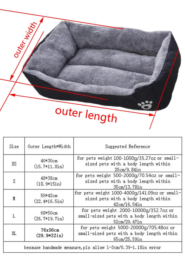 Plush Orthopedic Dog Bed